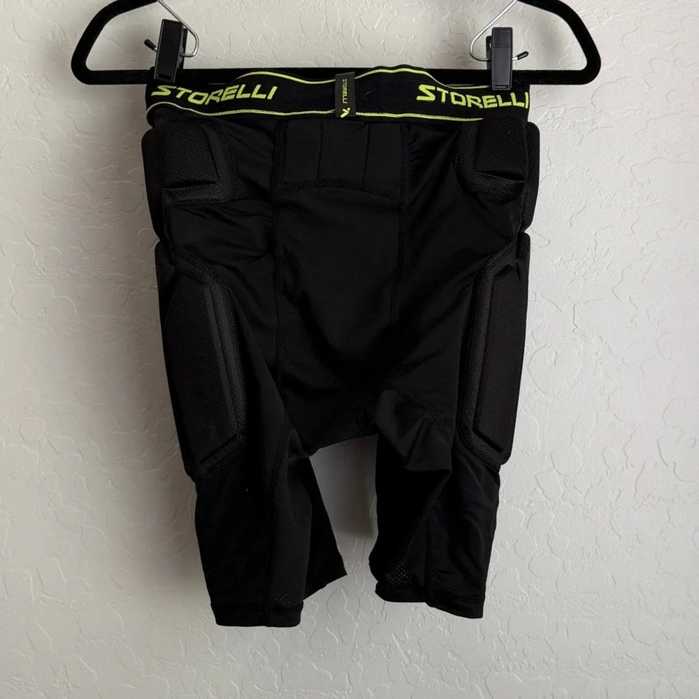 Storelli Men's Bodyshield Goalkeeper Slider Shorts Black Medium
